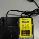 DCB112 for Dewalt Battery Car Charger, Replace for Dewalt 12V 20V and 60V Max Lithium-Ion Battery use on Car, Charging Input 12V/24V Cigarette Lighter Plug