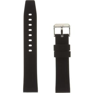 Hadley Roma MS3371RA 200 Black Silicone Watch Band (20mm)