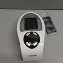 450W Space Heater, Remote Wall Outlet Electric Small Space Heater as Seen on TV with Adjustable Thermostat and Timer and Led Display, Compact for Home,Office,Bathroom