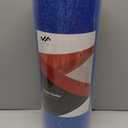 JFIT High Density Foam Roller, Solid Blue, 18-Inch