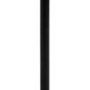 Kate and Laurel Sanzo Modern Pedestal Drink Table, 9 x 9 x 23, White, Decorative Indoor or Outdoor Patio Furniture for Deck with Hammered Tabletop for Use as Small Plant Stand, Black - Indoor/Outdoor