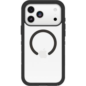 OtterBox iPhone 17 Pro Max Defender Series Pro XT Clear Case - Dark Side - Black - Tough, Rugged & Durable iPhone Case, Snaps on MagSafe