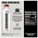 BODYARMOR SportWater Alkaline Water, High Alkaline Bottled Water, pH 9+, 700mL (24 Pack), Refreshing Electrolyte Drink Pack, Wide Mouth Bottle (EXP 08/28/27)