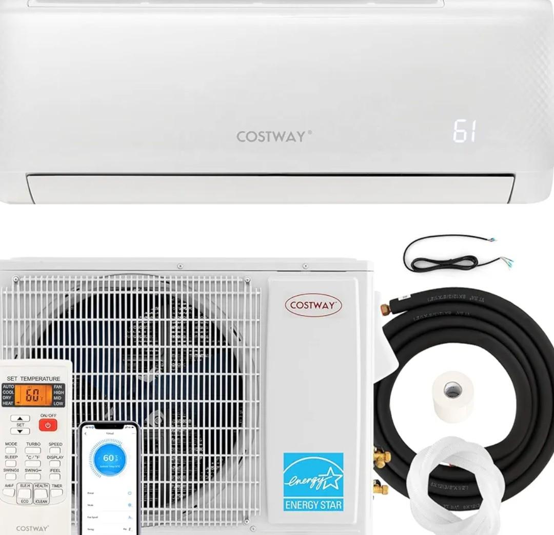  24000 BTU Mini Split Air Conditioner, Energy Star, with Remote, Compatible with Alexa, Googlehome, Heat Pump, 21 SEER2 Inverter, 24H Timer, for Rooms up to 1500 Sq.Ft (Airtural Series) l