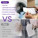Lavender Laundry Detergent Sheets Travel Eco-friendly 300 Loads Fisroa Clothes Washing Detergent Sheets Plastic-Free Washer Strips Liquidless Laundry Strips Tablet