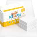 Peekapoo - Disposable Changing Pad Liners (50 Pack) Super Soft, Ultra Absorbent & Waterproof - Covers Any Surface for Mess Free Baby Diaper Changes (23.6x17.7 Inch (Pack of 50))
