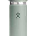 Hydro Flask Water Bottle - Insulated Stainless Steel - Wide Mouth Flex Lid, Non Spill, Leakproof and Refillable in 20 Oz Agave Green