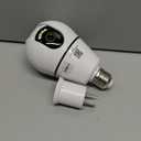 Light Bulb Security Camera,2.4G/5GHz WiFi 2K Security Cameras Wireless Outdoor Indoor,Bulb Cameras for Home Security,AI Smart Detection,911Emergency,US Based Cloud,2 Way Talk,Color Night Vision 2Pack