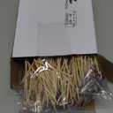 300pcs Chengu Football Cocktail Picks Football Toothpicks for Appetizers 4.7 Inch Bamboo Decorative Cocktail Picks Skewers Wooden Decorative Fruit Toothpicks Fruits Sandwich Charcuterie Accessories