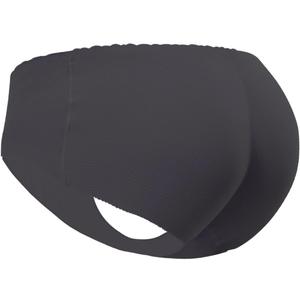 Everbellus Women's Padded Seamless Butt Hip Enhancer Panties Boy Shorts (Medium, Black)