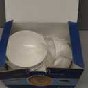 DELLING Ultra-Strong 22 Ounce Soup Bowls, Cereal Bowl, 6 inch Bowls Set, White Ceramic Bowls, White Bowls for Kitchen, Snack Rice Pasta Salad Oatmeal, Set of 6, Dishwasher & Microwave Safe