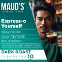 Maud's Espresso Roast Coffee Pods, 50ct, Dark Roast Coffee in Single Serve Pods  100% Arabica Coffee, Compatible with Keurig K Cups Maker