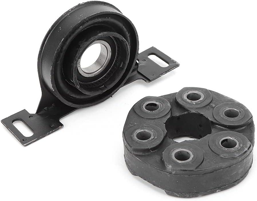 Driveshaft Center Support Assembly, Stainless Steel Driveshaft Center Carrier Bearing Assy Rust and for E36 E39 318i