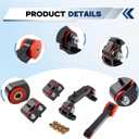 Aluminum Torque Engine Motor Transmission Mount Compatible with Subaru STI WRX 2004-2012 Impreza 1993-2011