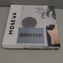 Mosewa Wall Clock 14 Inch Gray Battery Operated Silent Non Ticking Simple Modern Wood Clock Decorative for Bedroom Living Room Kitchen Home Office