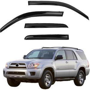 Window Rain Guards Visors for 2011 2012 2013 2014 2015 2016 2017 2018 2019 Ford Explorer, Window Vent Wind Shades Deflectors Shield for 11-19 Explorer