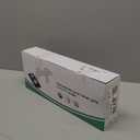 SAMODRA Bidet Attachment, Non-Electric Cold Water Bidet Toilet Seat Attachment with Pressure Controls, Retractable Self-Cleaning Dual Nozzles for Frontal & Rear Wash - Black