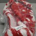 Estmy Red Snowflake Christmas Runner Rug 2x4.3, Cute Winter Seasonal Christmas Bathroom Runner Rugs Extra Long Bath Mat Non Slip Washable, Holiday Festive Xmas Area Runner Rugs for Kitchen Entryway