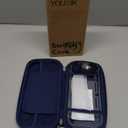 Younik Switch Lite Case, Portable Switch Lite Carrying Case, 14 in 1 Accessories Kit with Carrying Case, Protective Cover, Game Card Case, Screen Protectors, Thumb Grips, Pendant and straps (Blue)