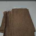H.VERSAILTEX Linen Blackout Curtain 84 Inches Long for Bedroom/Living Room Thermal Insulated Grommet Linen Curtain Drapes Primitive Textured Burlap Effect Window Drapes 1 Panel - Heather Cocoa Brown