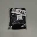 Truform 20-30 mmHg Compression Stockings for Men and Women, Thigh High Length, Dot Top, Closed Toe, Black, Medium (1 Pair)