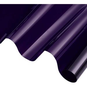Daytime Privacy Window Film Sun Blocking Blackout Window Film Anti UV Heat Control Window Tint for Home Office Static Cling Vinyl 19.68'' x 118'', Purple