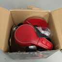 OVENTE Electric Kettle, 1.5L Borosilicate Glass Countertop Water Heater and Boiler for Coffee or Tea, BPA-Free, Auto Shut-Off, Boil-Dry Protection, Removable and Washable Spout Filter, Red KG83R (1.6 Quarts)