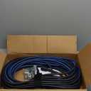 Pressure Washer Hose 50FT 1/4",Kink Resistant Black and blue,M22 14mm Fittings & 3/8'' Quick Connect Kit, Power Washer Hose Extension Replacement Hose for Gas Electric Pressure Washer - 3600 PSI