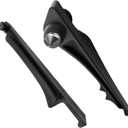 YONZEE Car Seat Gap Filler with Emergency Window Breaker, Premium Silicone Seat Gap Organizer, Prevents Items from Falling, Universal Fit for All Cars, 2 Pack