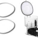 2 x MITCHENIFY Replacement Gasket Compatible with Tineco Cordless Vacuum Cleaner Dust Bin Lid, Sealing Ring Fit for S11, A11, Stick Vacuum Accessories for Tineco, 2 PCS