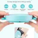 Waxing Kit, Foldable Wax Warmer with 4 Packs Hard Wax Beads, Silicone Wax Pot Machine for Full Body, Face, Eyebrows, Legs, Bikini, At Home Hair Removal Kit with 15 Accessories for Women Men, Green