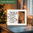 Memorial Cardinal Gifts Picture Frame for Loss of Wife, Sympathy Gifts, In Loving Memory Wooden Picture Frames for Loss of Wife