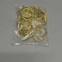 Boao 60 Pcs Shower Curtain Rings Bathroom Curtain Hooks Metal Round Rings for Bathroom Shower Rod (1.2inch,Gold)