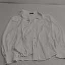 BTFBM Women Fashion Button Down Shirts V Neck Printed Solid Boho Long Sleeve Blouses Dressy Casual Summer Fall Tops XXL