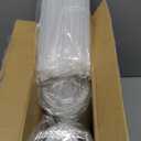 Clawsoff 12 oz 100 Pack Plastic Cups with Lids and Straws, Sturdy Food Safe Iced Clear Coffee Cups Disposable Smoothie Cups for Cold Drinks