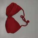 VOYJOY Impact Strappy Sports Bra Adjustable Padded Workout Gym Yoga Bra Crop Top for Women (X-Small, Scarlett Red)