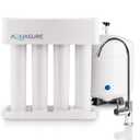 Aquasure Premier 4-Stage Reverse Osmosis Under Sink Drinking Water RO Filtration Purification System | Removes 99% of Contaminants | 75 GPD, Leak-Proof, Quick Change Filters, with Tank & Chrome Faucet