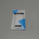 NITITOP Compatible with iPhone 11 Case Cute Clear Blue Durable Flower Floral Leave for Girls Women Soft TPU Transparent Colourful Frame Full Camera Lens Shockproof Protective Cover - Blue