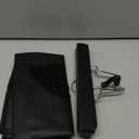 Hair Extensions Hanger with Storage Bag Hairpieces Storage Holder Wigs Carrier Case for Store Style Hair Black Color (1 pcs, Black)
