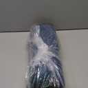 Smiry Front Door Mat Outside Entrance, Heavy Duty Sturdy Natural Rubber Doormat, Trap Dirt and Moisture, Easy Clean Low Profile Mats for Indoor Outdoor Entry, Irregular Triangle (29.5x17, Blue)