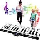 SUNLIN 6ft. Piano Mat, Floor Keyboard Playmat: 24 Keys, 10 Demos, 8 Instrument Sounds, Record & Playback, Giant Interactive Musical Toys Gifts for Boys & Girls Age 3 4 5 6 7 8 9 Years Old