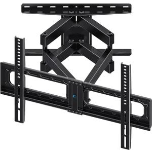 HOME VISION Full Motion TV Wall Mount for Most 32-85 inch TVs up to132 lbs, TV Mount Swivel and Tilt with Dual Articulating Arms, Wall Mount tv Bracket Max VESA 600x400mm, Fits 8" 12" 16" Wood Studs