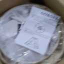 GOSO 14 Inch Square Drum Lamp Shades Set of 2 Large, Cream Peach Lamp Shade for Floor Lamps Table Lampshade Replacement,12x14x10 IN (Spider) Natural Fabric Faux Silk Elegant & Art Deco -Easy Assembly