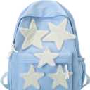 Women's Cute Star Laptop Backpack Y2K Kawaii Fashion Daypack, 15.6 inch