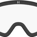 Havoc Racing Infinity Lenses - Interchangeable Magnetic Replacement Lenses - Anti-Fog, Anti-UV, Anti-Scratch Wide Goggle Lens (Clear)