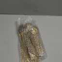 40 Piece Gold Silverware Set for 8, Terlulu Stainless Steel Flatware Set, Gold Cutlery Set Utensils Set, Tableware Include Forks Knives Spoons for Home Kitchen Restaurant Wedding, Satin Finish