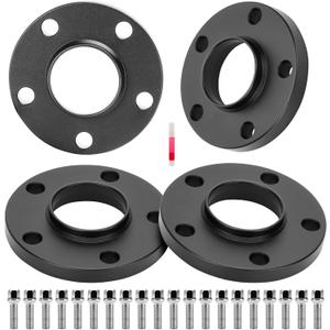 Aeagle 20mm Hubcentric Wheel Spacers 5x112 Thread 14x1.5 Hub Bore 66.6mm for E200 E250 C180 C63 AMG A5 S5 A6 S6 A7 A8, Forged Aluminum Wheel Adapters 4PCS