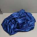 Homiest Royal Blue Satin Fitted Sheet - Full Size, Deep Pocket, Luxury & Ultra Soft Bedding (Full - Fitted)