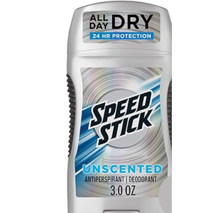 Speed Stick Power Antiperspirant Deodorant for Men, Unscented - 3 Ounce