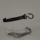 compuda Car Hooks,Car Purse Hook,Car Headrest Hook 2 Pack Leather Headrest Hooks for car Accessories,SUS304 Car Bag Hooks(Black)